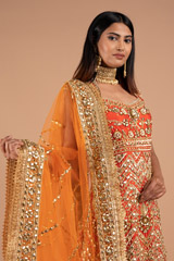 Red Embellished AnarkaliDSC08853