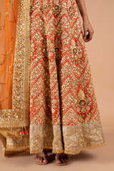 Red Embellished AnarkaliDSC08854