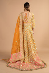 Orange Heavy Embellished AnarkaliDSC00103