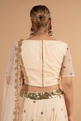 Peach Tulle Lehenga SetDSC01028