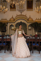 Peach Tulle Lehenga SetDSC03530