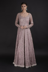 Draped in Lilac Gown