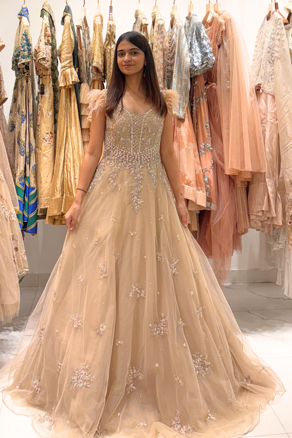 Champagne Beige Gown