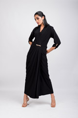 Black Drape Jersey Gown_DSC4097-Edit