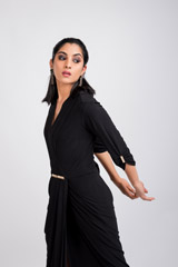 Black Drape Jersey Gown_DSC4101-Edit