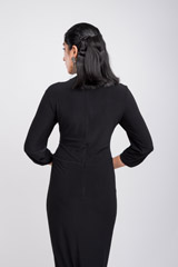 Black Drape Jersey Gown_DSC4109-Edit