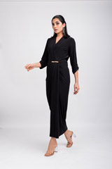 Black Drape Jersey Gown_DSC4114-Edit