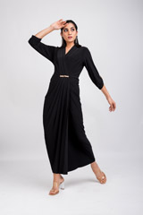 Black Drape Jersey Gown_DSC4117-Edit