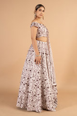 Lilac Crystal Katdana LehengaDSC01097