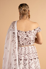 Lilac Crystal Katdana LehengaDSC01100