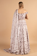 Lilac Crystal Katdana LehengaDSC01101