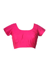 Pink Solid Blouse1