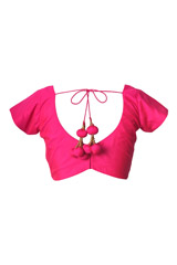 Pink Solid Blouse4