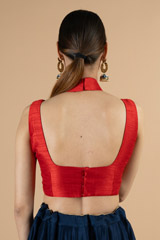 Maroon Sleeveless BlouseDSC06815