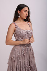 Lilac Sleeveless Corset GownIMG_7476