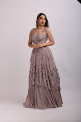 Lilac Sleeveless Corset GownIMG_7477