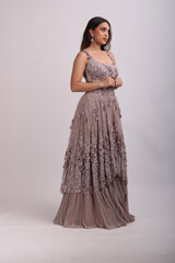 Lilac Sleeveless Corset GownIMG_7478