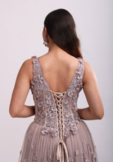 Lilac Sleeveless Corset GownIMG_7486