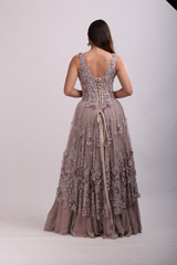 Lilac Sleeveless Corset GownIMG_7487