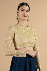 Off-White Embroidered BlouseDSC06819