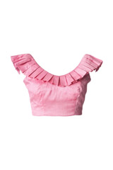 Pink Ruffled Blouse1