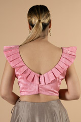 Pink Ruffled BlouseDSC06999