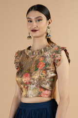 Floral Ruffled BlouseDSC06843