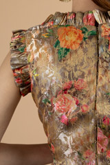 Floral Ruffled BlouseDSC06848