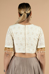 White Solid Colour BlouseDSC07205