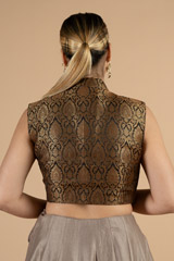 Black Halter Neck BlouseDSC07064