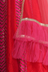Pink Sequin Embellished Lehenga8