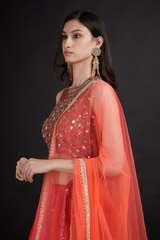Pink Sequin Embellished Lehenga_DSC6418