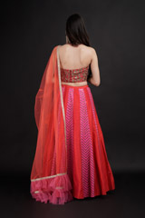 Pink Sequin Embellished Lehenga_DSC6427-Edit