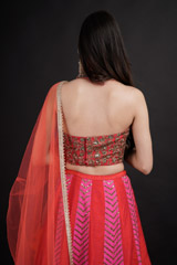 Pink Sequin Embellished Lehenga_DSC6428