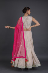 Ghee Cheetah Work LehengaIMG_6149