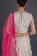 Ghee Cheetah Work LehengaIMG_6153