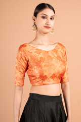 Orange Golden BlouseDSC01528