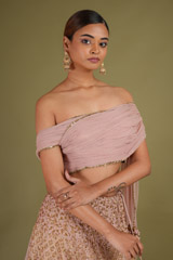 Old Rose Embroidered LehengaDSC07073