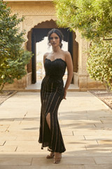Black Straight Fit Gown