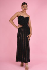 Black Straight Fit GownDSC07184