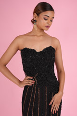 Black Straight Fit GownDSC07185