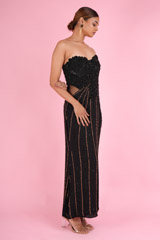 Black Straight Fit GownDSC07190