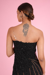 Black Straight Fit GownDSC07193