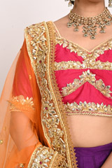 Red Embellished LehengaDSC_3249