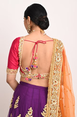 Red Embellished LehengaDSC_3264