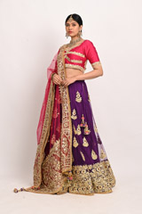 Red Embellished LehengaDSC_3269