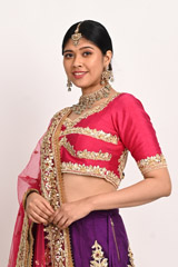 Red Embellished LehengaDSC_3271