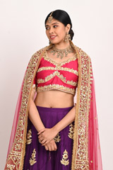 Red Embellished LehengaDSC_3275
