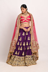 Red Embellished LehengaDSC_3278