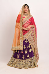 Red Embellished LehengaDSC_3285